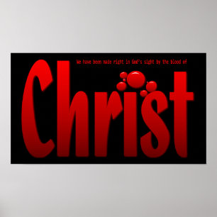 Póster Apenas uma gota - Romanos 5:9