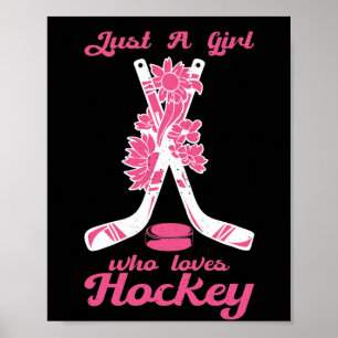 Poster Apenas Uma Menina Que Adora O Esporte De Pau De Hó