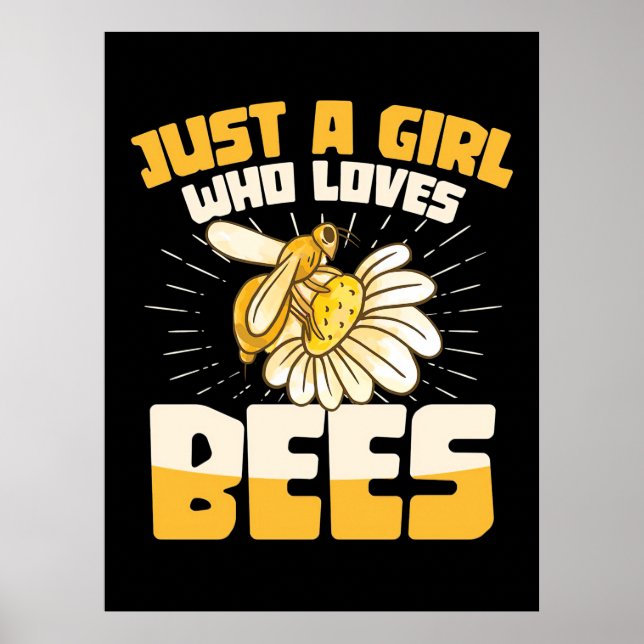 Poster Apenas Uma Menina Que Ama Abelhas (Frente)
