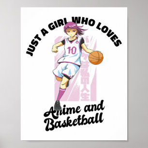 Poster Apenas Uma Menina Que Ama Anime E Jogador De Sketl
