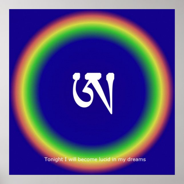 Poster Aperfeiçoamento de sonho lúcido (Frente)