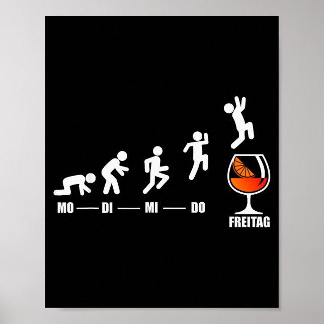 Poster Aperol Spritz Week Finally Friday Weekend Aperol  (Frente)