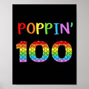 Poster Aperte-Me Por 100 Dias De Crianças Escolares 100t