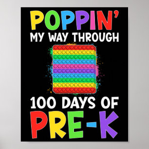 Poster Aperte O Meu Caminho Através De 100 Dias De Menino