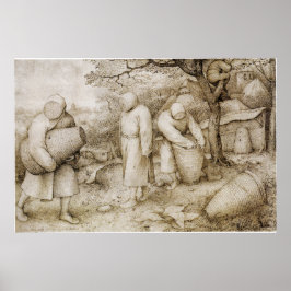 Poster Apicultores por Pieter Bruegel, o Velho