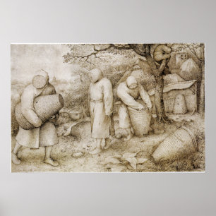Poster Apicultores por Pieter Bruegel, o Velho