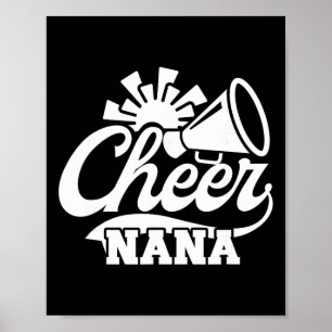 Poster Aplaudir Nana Cheerleading Nana Avó De Uma Cheerle