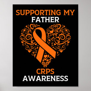 Poster Apoiando Meu Pai RSD Sensibilização CRPS Mês Oran