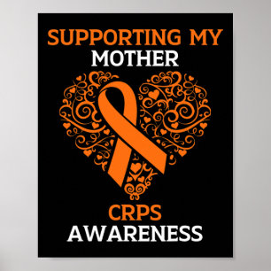 Poster Apoiando minha mãe RSD Mês de Consciência CRPS Ora