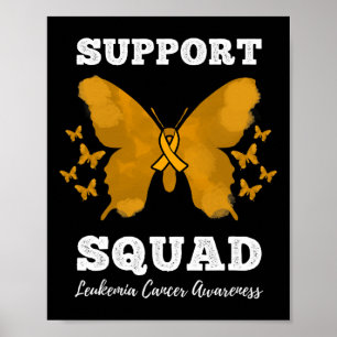 Poster Apoiar a sensibilização para o Cancer para a leuce