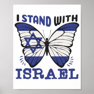 Poster Apoiar Israel - Eu apoio Israel