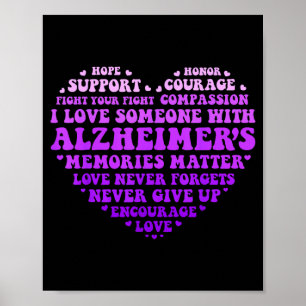 Poster Apoie a Conscientização do Amor Heimers Tipografia