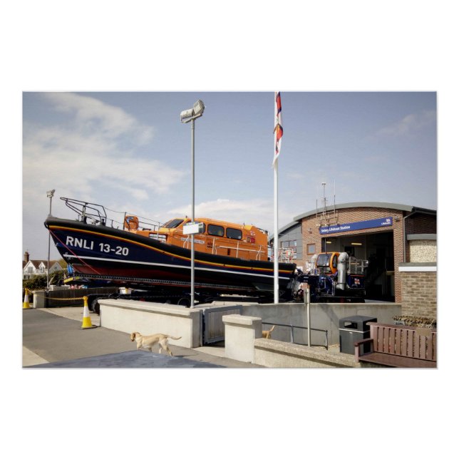 Póster Apoie a RNLI (Frente)