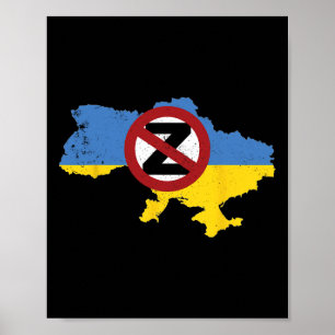 Poster Apoie a Ucrânia Eu Estou Com a Ucrânia 2