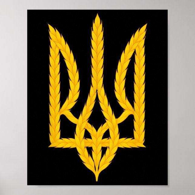 Poster Apoie a Ucrânia Ucrânia Fique Com Zelensky Paz  (Frente)