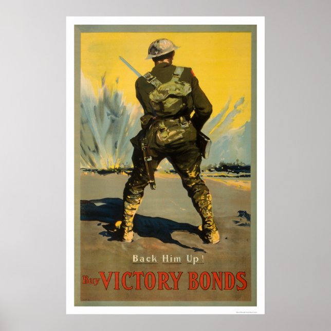 Póster Apoie-o! Obrigações de vitória do comprar (Frente)