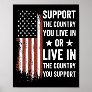 Poster Apoie O País Em Que Você Vive No País Que Você Apo