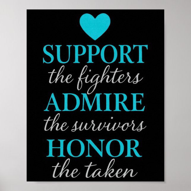 Poster Apoie Os Combatentes Admire A Honra Dos Sobreviven (Frente)