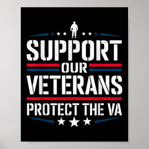 Poster Apoie Os Nossos Veteranos E A Va Protesto De