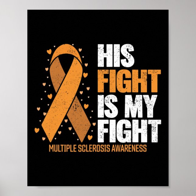 Poster Apoie Sua Luta Contra A Esclerose Múltipla (Frente)