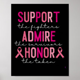 Poster Apoiem Os Combatentes Admir Os Sobreviventes Honre