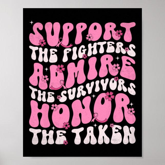 Poster Apoiem Os Combatentes Admire Os Sobreviventes Honr (Frente)