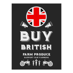 Póster Apoio à Agricultura Britânica