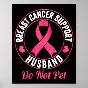Poster Apoio à Conscientização do Câncer de Mama Marido n