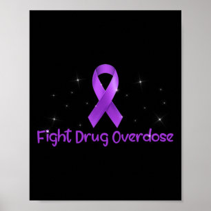 Poster Apoio À Luta Contra A Sobredosagem De Opióides
