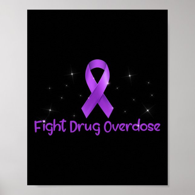 Poster Apoio À Luta Contra A Sobredosagem De Opióides (Frente)