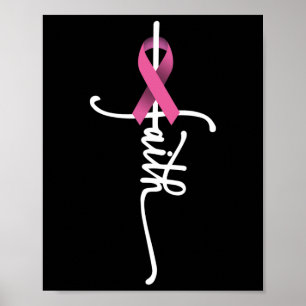 Poster Apoio à sensibilização do Cancer da Mama de Fé do 