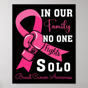 Poster Apoio ao cancer de mama Família Mulheres Cancer A