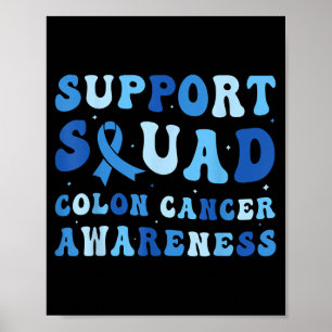 Poster Apoio Esquadra Conscientização do Câncer Colorreta
