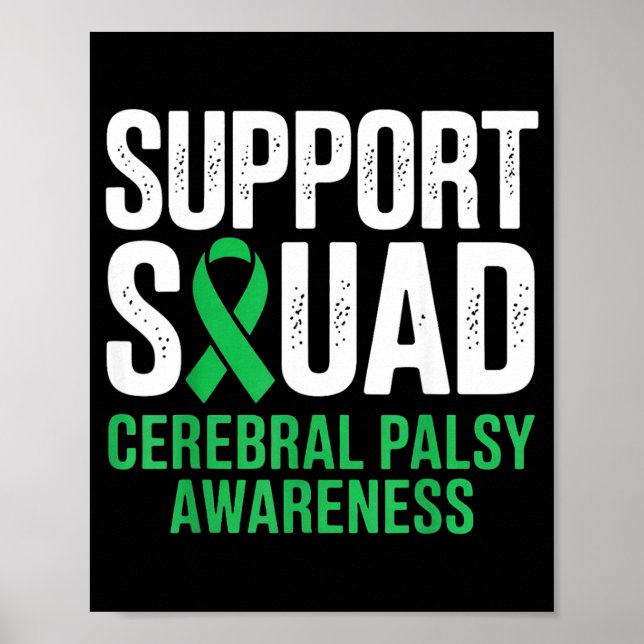 Poster Apoio Esquadra Conscientização Paralisia Cerebral  (Frente)