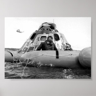 Póster Apollo 14 Splashdown e recuperação