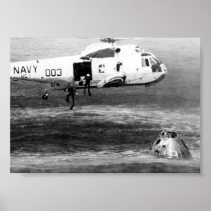 Póster Apollo 15 Splashdown & Recovery