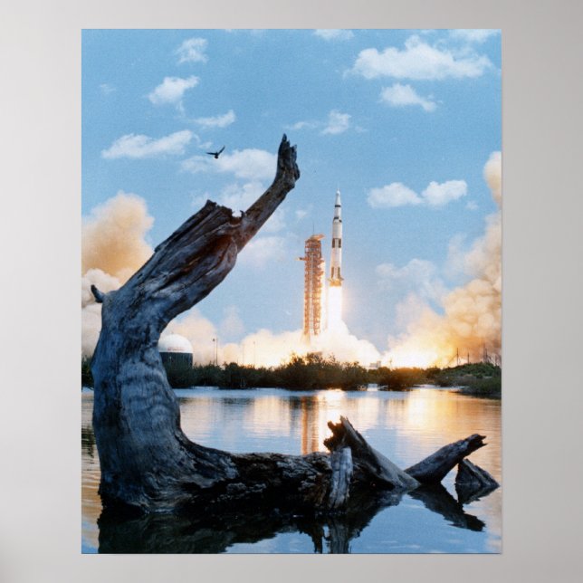 Poster Apollo 16 Launch (Frente)