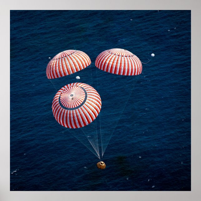 Póster Apollo 16 Splashdown (Frente)