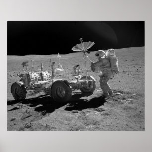 Póster Apollo 16 Veículo Circulante Lunar