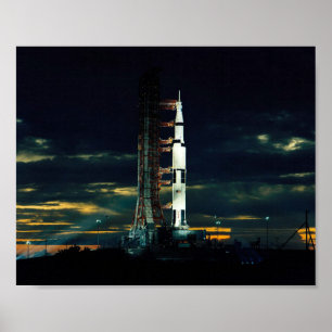 Poster Apollo 17 Pronto para Lançamento
