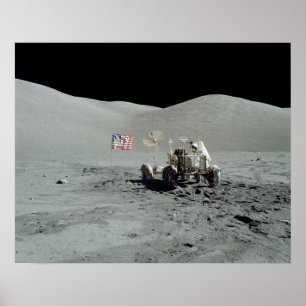 Póster Apollo 17 Veículo Circulante Lunar
