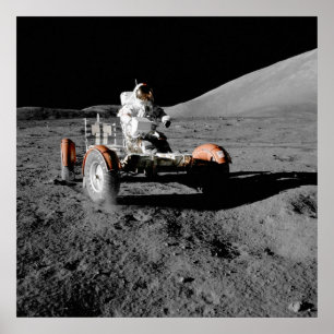 Póster Apollo 17 Veículo Lunar