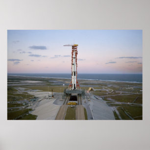 Póster Apollo 8 no lançamento