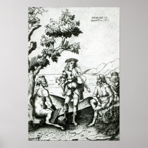 Póster Apollo e bandeja