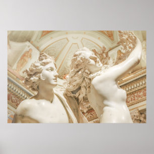 Poster Apollo e Daphne Bernini Masterpaper, Itália