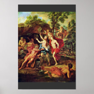 Póster Apollo e Daphne pelo gabinete Jean-Baptiste Van (o