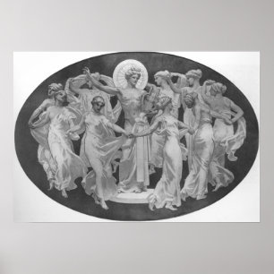 Poster Apollo e os musas