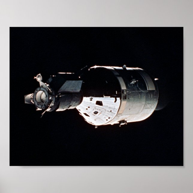 Poster Apollo Spacecraft (Projeto de Teste Apollo-Soyuz) (Frente)