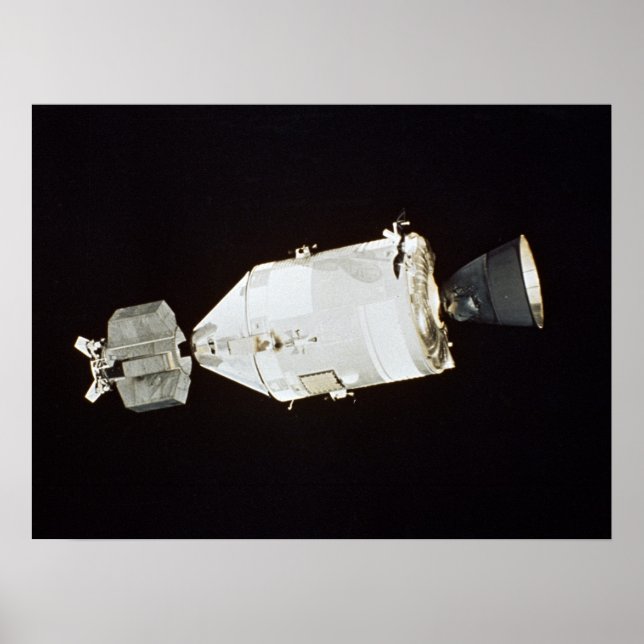 Póster Apollo Spacecraft (Projeto de Teste Apollo-Soyuz) (Frente)