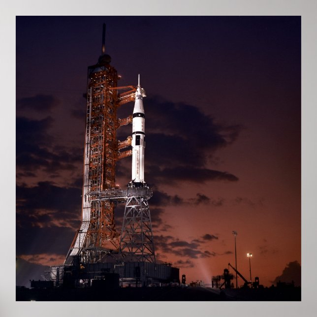 Poster Apollo Spacecraft (Projeto de Teste Apollo-Soyuz) (Frente)